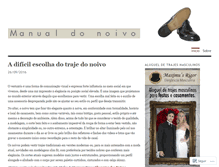 Tablet Screenshot of manualdonoivo.com.br